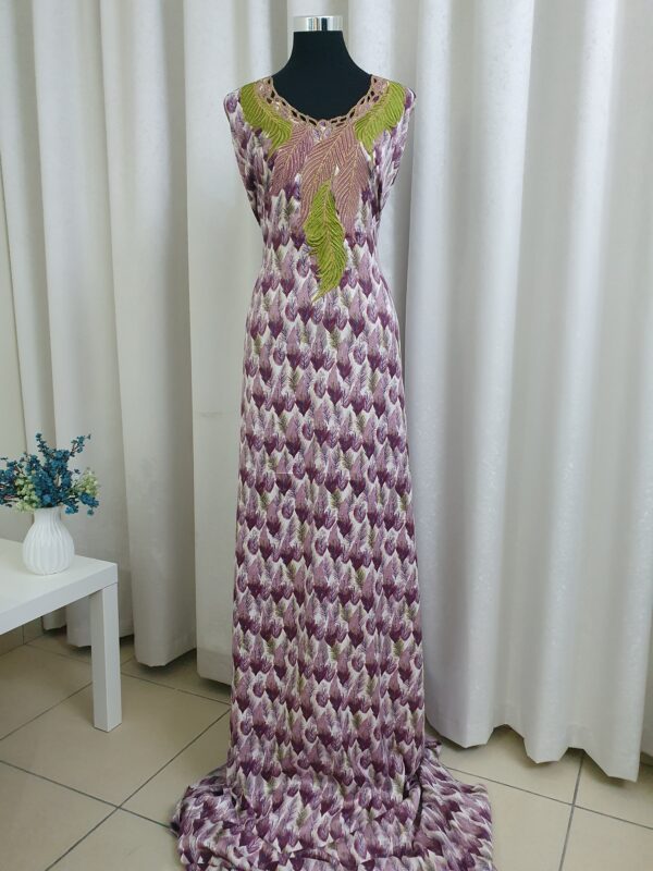 Mekhwar Violet/Lilas - Coupon de tissu